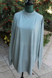 Pull Montant Célio Vert Amande À Col Montant.Taille Étiquetèe:L