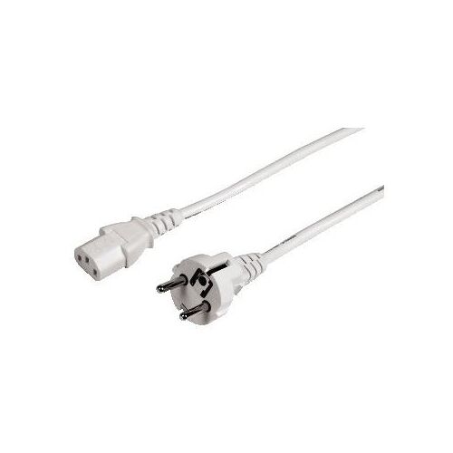 Hama Universal Mains Lead, 5 m, white Blanc