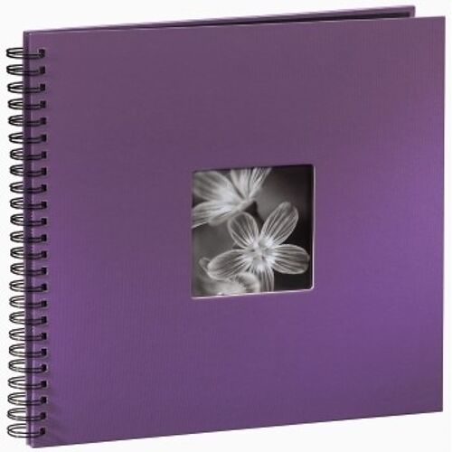 Hama "Fine Art" Spiral Album, Purple, 34x32/50 Album Photo Et Protège-Page Violet 10 X 15, 13 X 18