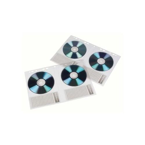 Hama 00078352 étui disque optique Housse 2 disques Transparent