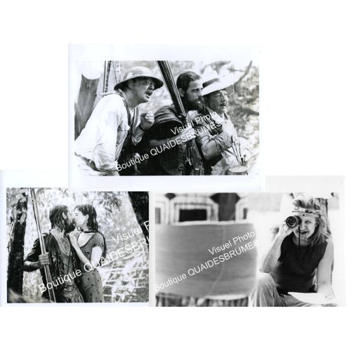 Kuarup : Jeu De 3 Photos Argentiques D'Exploitation Cinématographique - Format 18x24 Cm - De Ruy Guerra Avec Taumaturgo Ferreira, Fernanda Torres, Cláudio Mamberti, Umberto Magnani, Cláudia Raia -1989