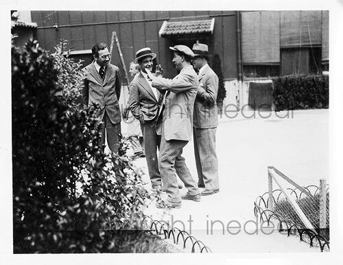 Raimu, Pierre Fresnay, Alexander Korda, Sur Le Tournage Du Film Marius De Marcel Pagnol 1931 - Format 20x30 Cm - Retirage Photographie De Ted Pahle Pour Paramount Pictures. #Bj