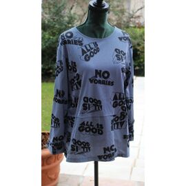 Tunique Neuve Zara À Motifs Noirs Sur Fond Rayè Marine/Blanc.Taille Étiquetèe:M .Coton:100%.