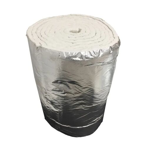 EINSIDE Rouleau de Fibre Céramique pour Isolation avec Aluminium ¿ Densité 64 kg/m³
