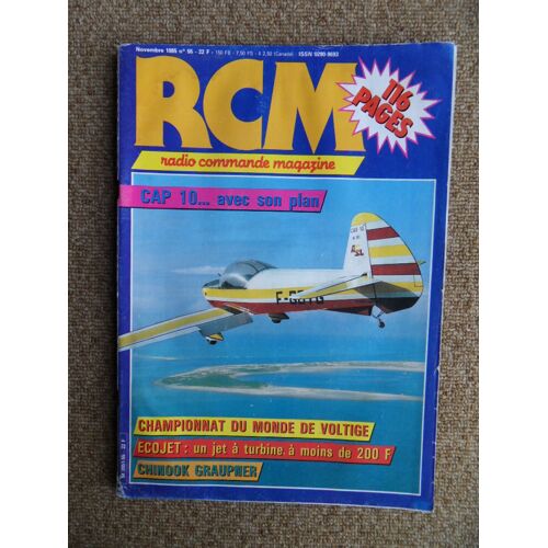Rcm Radio Commande Magazine N°55 De Novembre 1985