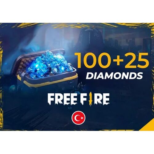 Garena Free Fire - 100+25 Diamonds Direct Top-Up - TURKEY