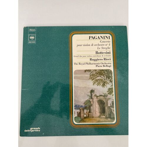 Vinyle 33t Paganini & Bottesini : Ruggiero Ricci - Royal Philharmonic Orchestra