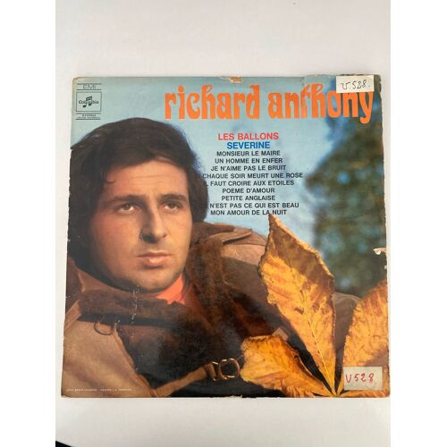 Vinyle 33t Richard Anthony : Les Ballons / Séverine - Emi Columbia