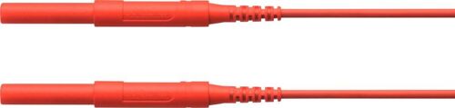 Cordon de mesure de sécurité Schützinger HSPL 8568 / AWG16 / 100 / RT mâle 4 mm - mâle 4 mm rouge 1 pc(s)