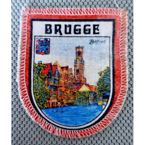 Ancien Ecusson Brugge. Ville, Armoirie. A Collectionner Ou Coudre.
