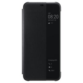 Huawei Flip View Cover coque pour téléphone 6.3" Folio Noir pour Huawei Mate 20 Lite