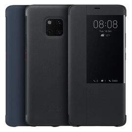 Huawei Smart View Flip Case coque pour téléphone 6.39" Folio Noir pour Huawei Mate 20 Pro