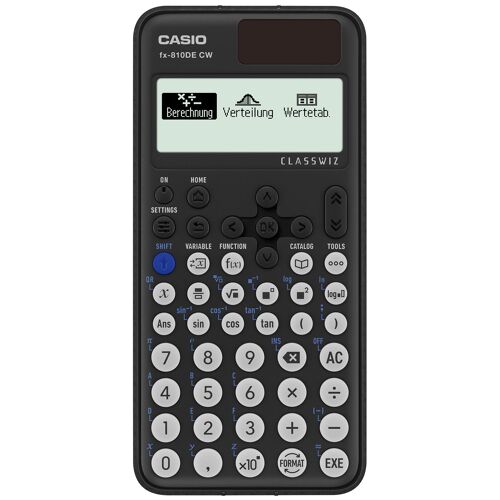 Casio FX-810DE CX calculatrice Poche Calculatrice scientifique Noir