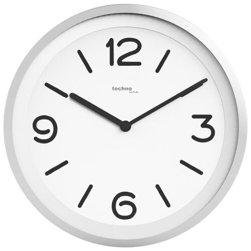 Technoline WT 7400 Horloge à quartz Rond Blanc