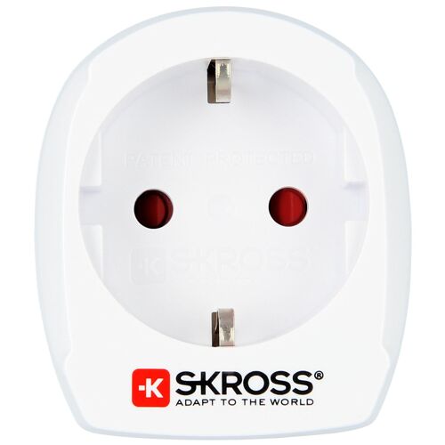 Skross 1.500232-E Adaptateur Prise D'alimentation Type C (Europlug) Type K (Dk)