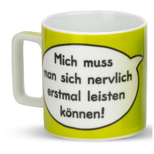 Sheepworld 42475 Tasse Noir, Vert, Blanc Universel