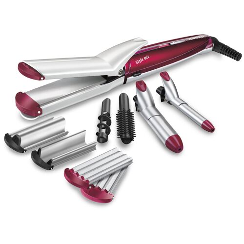 Babyliss Multi Style Fer À Friser À Chaleur Rouge, Argent 1,8 M