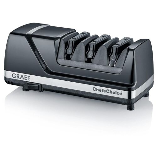 Graef CX 125 Aiguiseur couteau électrique Noir et Gris