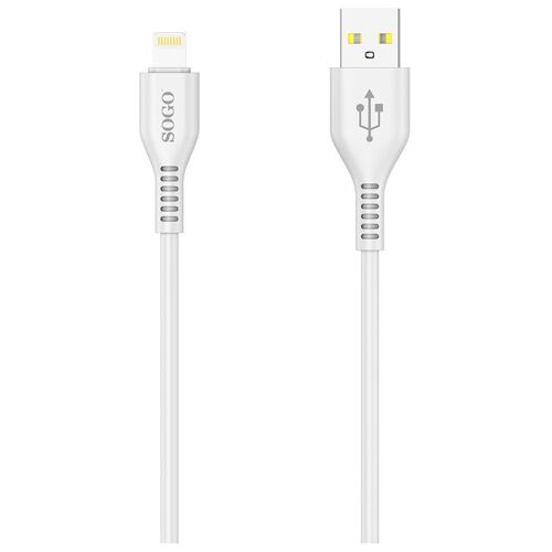 Sogo CAR-SS-18170 câble Lightning 2 m Blanc