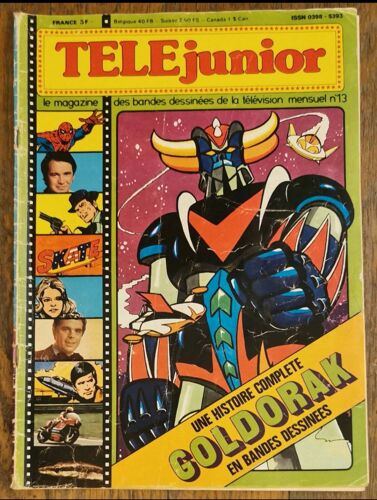 Télé Junior - N°13 - Goldorak - 1978 - Ancien Magazine Vintage