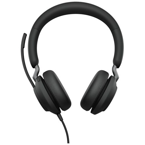 Jabra Evolve2 40 SE MS Stereo - Micro-casque - sur-oreille - filaire - USB-A - isolation acoustique - Certifié pour Microsoft Teams