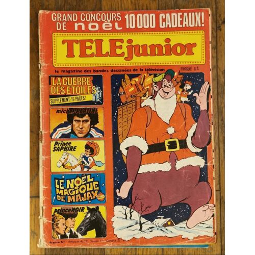 Télé Junior - N°4 - 1977 - Ancien Magazine Vintage