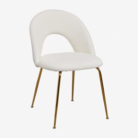 Chaise de salle à manger rembourrée Glorys Doré
