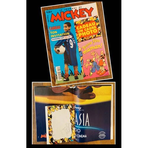 Journal De Mickey - N°2501 - Poster Fantasia Et Cadre Déblok - Année 2000 - Ancien Magazine Vintage