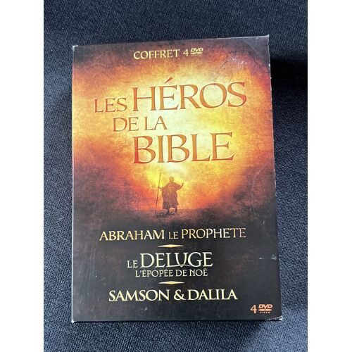 Coffret Dvd Les Héros De La Bible : Abraham Le Prophète + Le Déluge + Samson Et Dalila