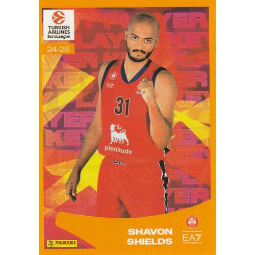Image Vignette Panini Euroleague 2024 / 2025 - N° 29 - Shavon Shields