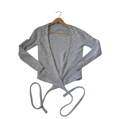 Cardigan Croisé Avec Strass S / 36