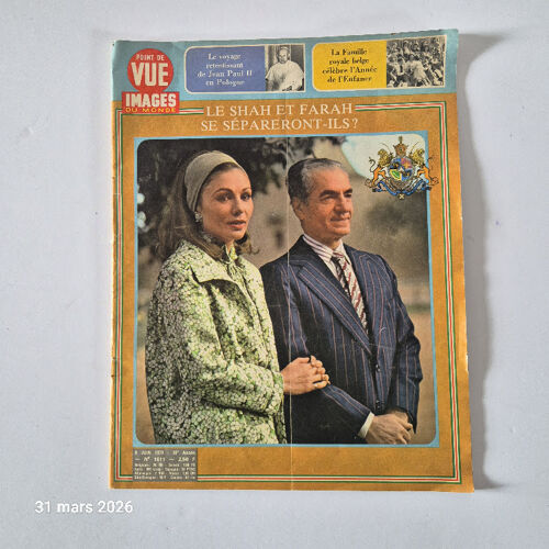 Point De Vue En Images, 8 Juin 1979, Le Shah Et Farah