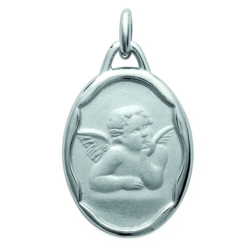Pendentif Brillaxis Ange Argent 925 Rhodié