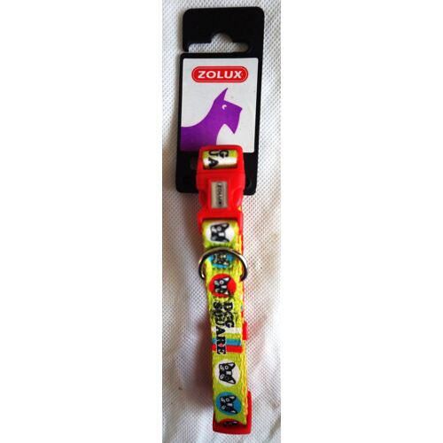 Collier 30 À 45 Cm Maxi) Zolux Dog Square Vert En Tissus Nylon Pour Chien.
