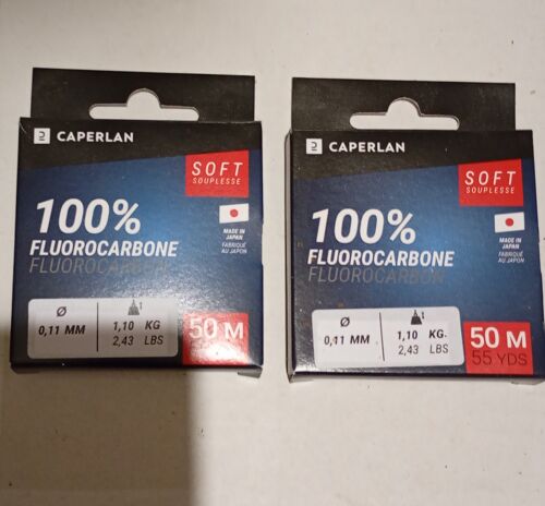 Fil De Pêche Fluorocarbone 0.11mm + Lot De Flotteurs + Gaines Silicones