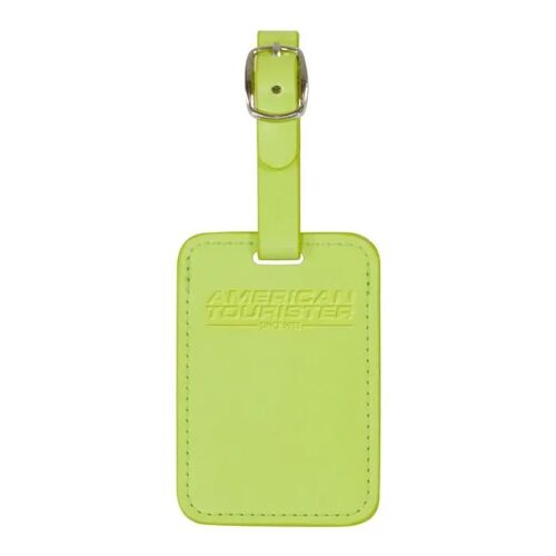 American Tourister Médaillon vert clair pour femme et homme - Luggage Tag 2x Light Lime 345880