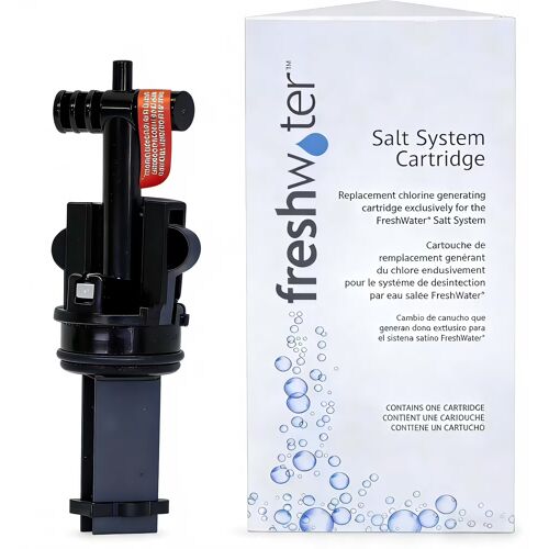 FreshWater Salt System Cartridge - Water Treatment Replacement Cartridge for Spas & Hot Tubs - Easy Maintenance - Supports Natural-Feeling Water to Help Prevent Dry Eyes & Itchy Skin (3 Pack)