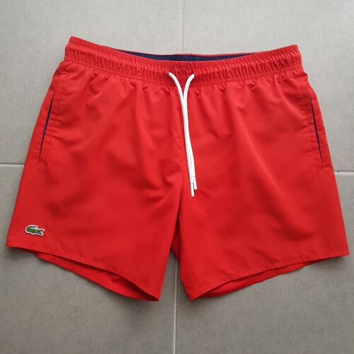 Short De Bain Rouge Lacoste
