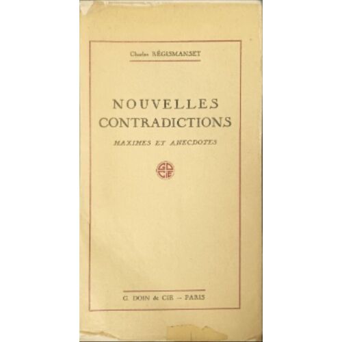 Nouvelles Contradictions