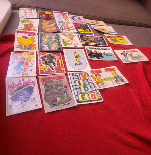 25 Stickers Panini Vintage Fantastickers