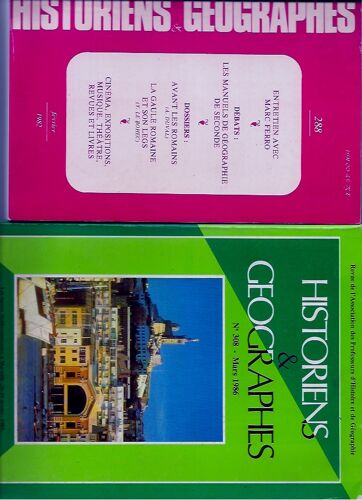 Lot De 9 N° De La Revue Historiens & Géographes : 288, 293, 295, 296, 298, 302, 308, 309, 310