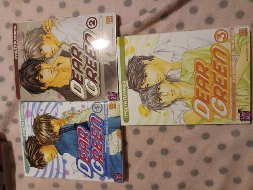 Lot Intégral Manga Yaoi Dear Green 1-3 En Vf De Hyouta Fujiyama