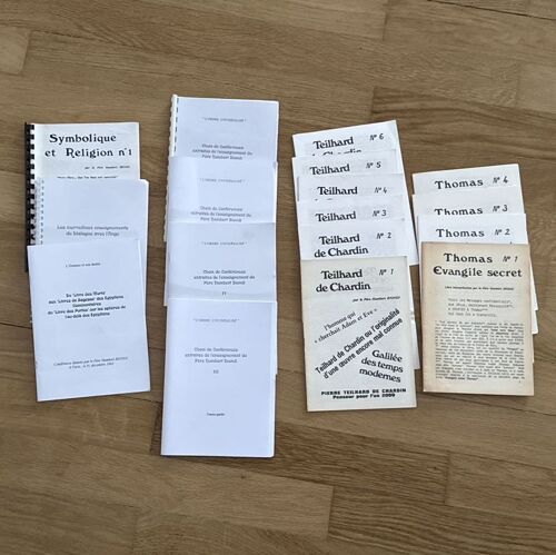 Livrets Du Pere Humbert Biondi Dialogue Avec L Ange Conferences Extraites De Son Enseignement Livret 3/4/5/7 Teilhard De Chardin 1/2/3/4/5/6 Thomas L Evangile Secret 1 2 3 4 Symbolique Et Religion 1
