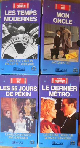 Lot 4 Vhs - Films Atlas - Series Du Cinema