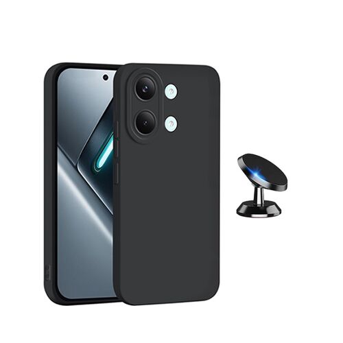 Kit Support + Coque Silicone PHONECARE Pour Xiaomi Poco X8 Pro Max - Noir