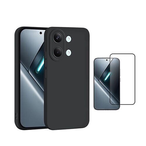 Kit Film + Coque Silicone PHONECARE Pour Xiaomi Poco X8 Pro Max - Noir