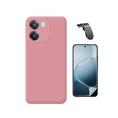 Kit Film Hydrogel + Silicone + Sup.L PHONECARE Pour Oppo A6 - Rose