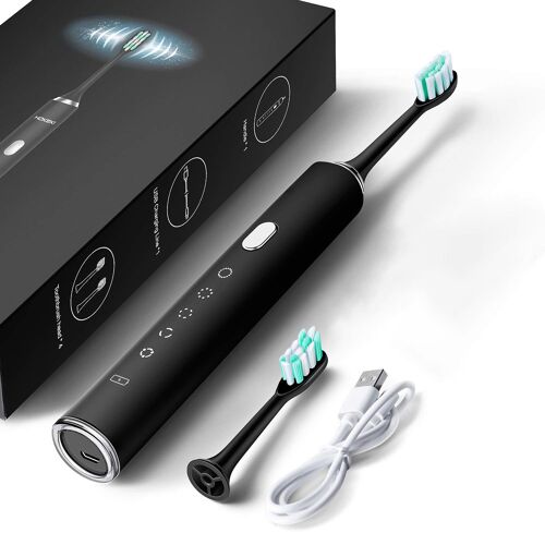 Brosse À Dents Électrique Sonique : Blanchiment Avancé Et Soins Bucco-Dentaires Avec 5 Modes Et Une Autonomie De 40 Jours