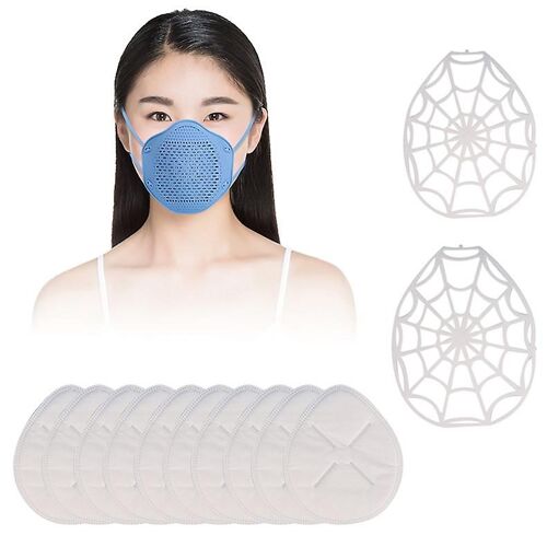Masque De Protection Réutilisable Kn95 En Silicone Avec Filtres Remplaçables - Élégant, Confortable Et Écologique