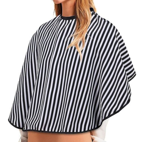 Cape De Coiffure Élégante Et Imperméable Avec Tour De Cou Ajustable, Pour Les Professionnels Et Les Particuliers. 